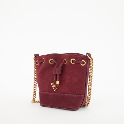 Жіноча сумка з ручками GUESS JEANS BAGS BORDEAUX