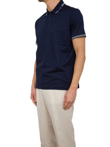 Мужское поло PAUL&SHARK POLO BOTTONI COTONE BLU