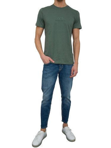 Чоловіча футболка ANTONY MORATO MAGLIA TAGLIATA MANICA CORTA VERDE