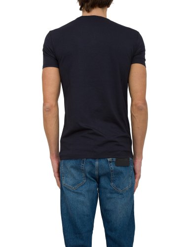 Чоловіча футболка ANTONY MORATO  MAGLIA TAGLIATA MANICA CORTA BLU
