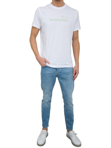 Чоловіча футболка HARMONT & BLAINE  T-SHIRT BIANCO
