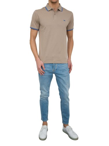 Чоловіче поло HARMONT & BLAINE POLO BEIGE