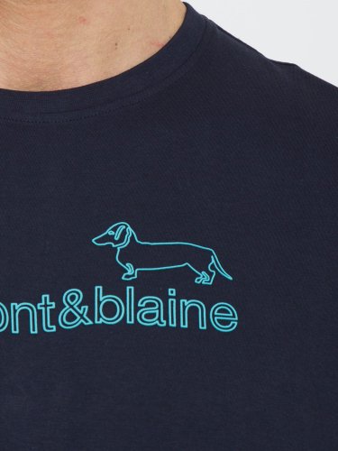 Чоловіча футболка HARMONT & BLAINE T-SHIRT BLU
