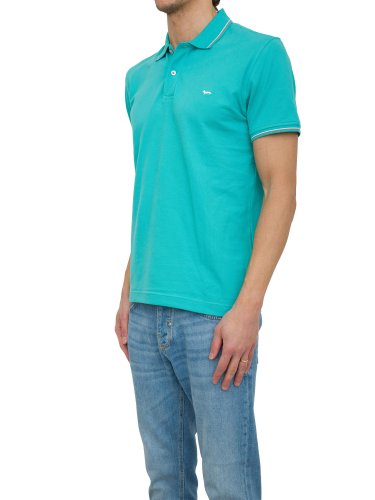 Мужское поло HARMONT & BLAINE POLO ACQUAMARINA