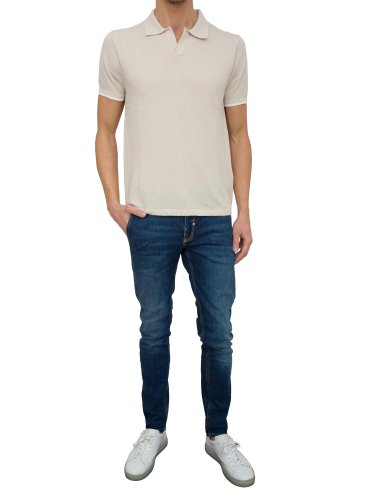 Чоловіче поло ANTONY MORATO MAGLIA CALATA BEIGE