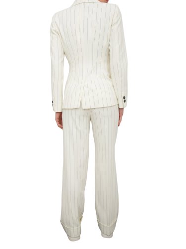 Женский классический костюм EMME MARELLA  Jacket + Trouser BIANCO