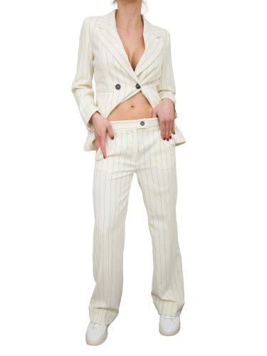 Женский классический костюм EMME MARELLA  Jacket + Trouser BIANCO