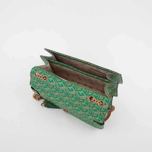 Жіноча кросбоді GUESS JEANS BAGS VERDE