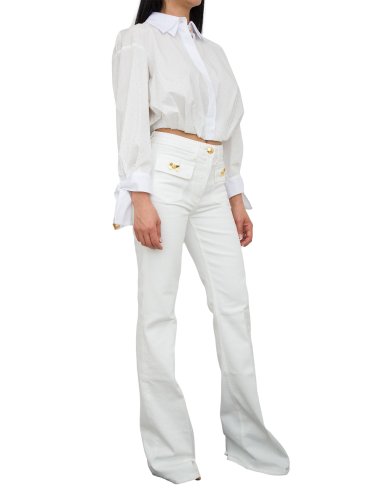 Женская рубашка с длинным рукавом ELISABETTA FRANCHI CAMICIA