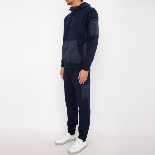 Чоловічий спортивний костюм PAUL&SHARK COMPLETO DA JOGGING BLU