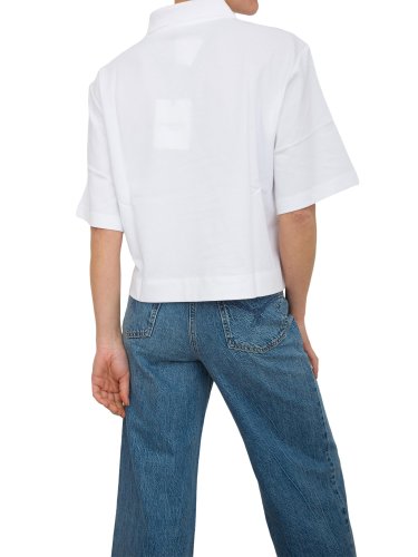 Жіноча футболка MARELLA  Button-Neck sweater BIANCO
