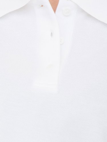 Жіноча футболка MARELLA  Button-Neck sweater BIANCO