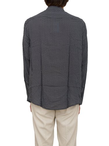 Мужская рубашка с длинным рукавом ARMANI EXCHANGE SHIRT BLU