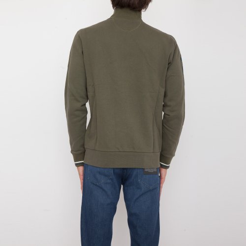 Мужская куртка LA MARTINA MAN FLEECE BLENDED COTTON FLEE VERDE