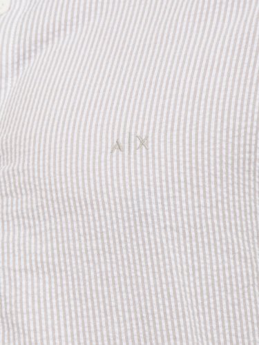 Мужская рубашка с длинным рукавом ARMANI EXCHANGE SHIRT BEIGE