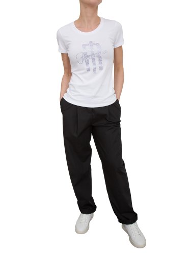 Жіноча футболка FRACOMINA SLIM LOGO T-SHIRT WHITE BIANCO