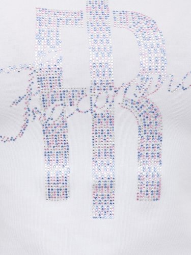 Жіноча футболка FRACOMINA SLIM LOGO T-SHIRT WHITE BIANCO