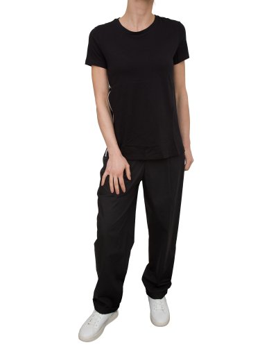 Жіноча футболка FRACOMINA T-SHIRT REGULAR BLACK NERO
