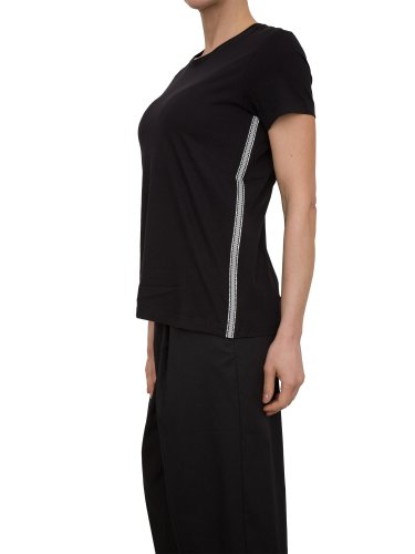 Жіноча футболка FRACOMINA T-SHIRT REGULAR BLACK NERO