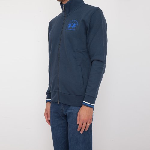 Чоловіча толстовка LA MARTINA MAN FLEECE BLENDED COTTON FLEE BLU