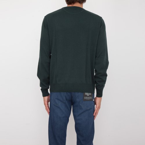 Мужской свитер LA MARTINA MAN TRICOT MIXED WOOL COTTON VERDE