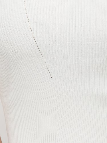 Жіноча майка FRACOMINA DEEP NECKILNE TANK TOP CREAM BIANCO