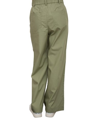 Жіночі повсякденні брюки NENETTE PANTALONE GAMBA DIRITTA TESSUTO COTONE/TENCEL VERDE