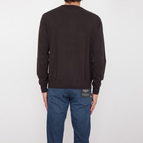 Мужской свитер LA MARTINA MAN TRICOT MIXED WOOL COTTON NERO