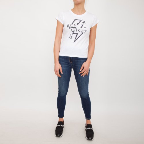 Женская футболка RED VALENTINO T-SHIRT BIANCO
