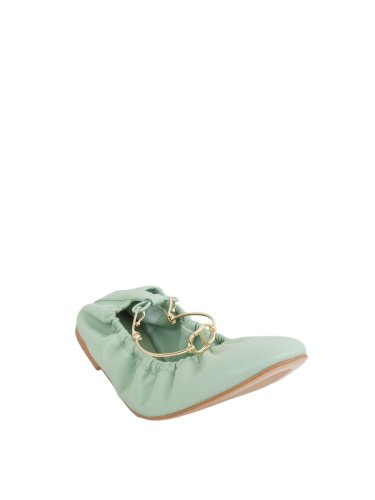Жіноче класичне взуття TWIN-SET BALLERINA ACQUAMARINA