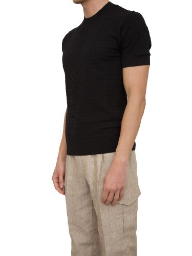 Мужской свитер PAOLO PECORA Maglia Girocollo NERO