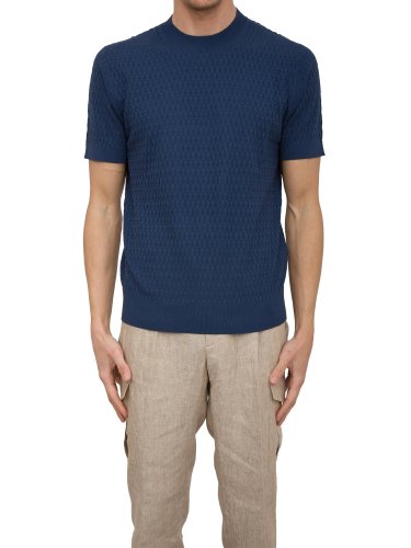 Чоловічий светр PAOLO PECORA Maglia Girocollo BLU