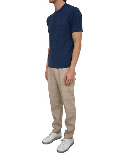 Чоловічий светр PAOLO PECORA Maglia Girocollo BLU