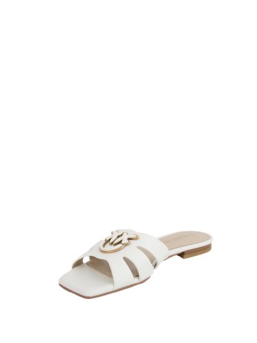 Женские шлепанцы PINKO SLIPPER BIANCO