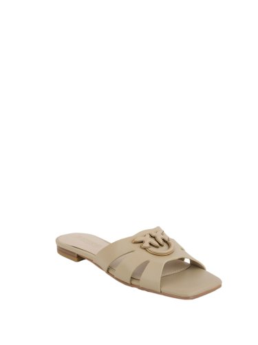 Жіночі шльопанці PINKO SLIPPER BEIGE