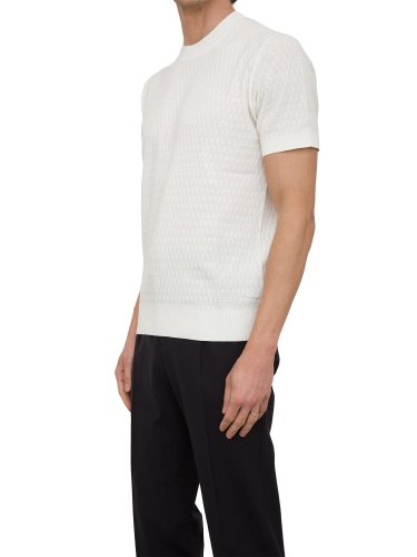 Чоловічий светр PAOLO PECORA Maglia Girocollo BIANCO