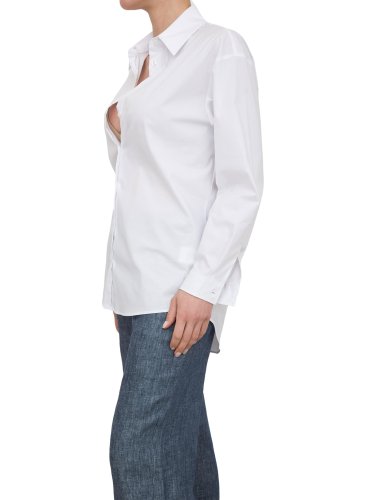 Женская рубашка с длинным рукавом NENETTE CAMICIA OVER TESSUTO POPELINE BIANCO