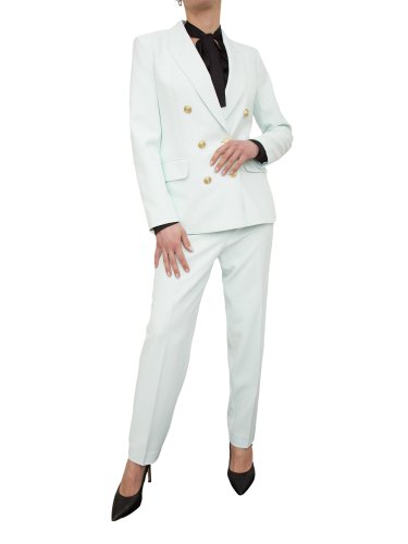 Женские повседневные брюки NENETTE PANTALONE SIGARET TESSUTO CADY POLY ACQUAMARINA