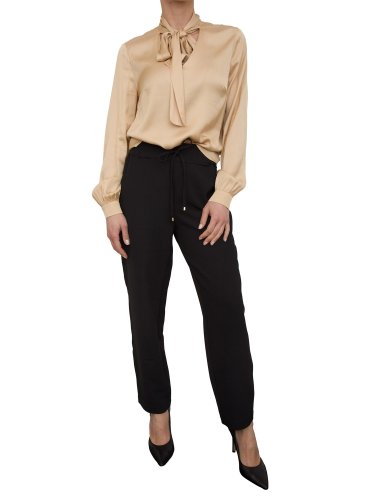 Жіночі повсякденні брюки NENETTE PANTALONE CHINO TESSUTO TRICOTTINA NERO