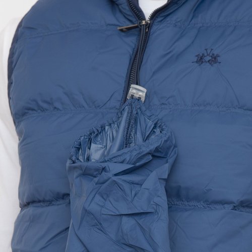 Чоловічий жилет LA MARTINA MAN OUTDOOR VEST NYLON BLU