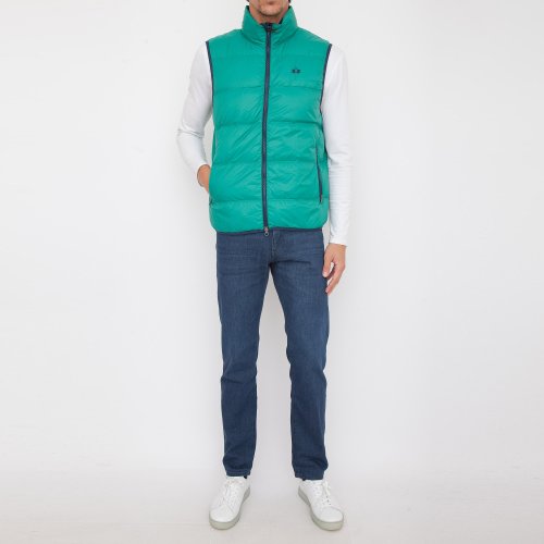 Мужская жилет LA MARTINA MAN OUTDOOR VEST NYLON VERDE