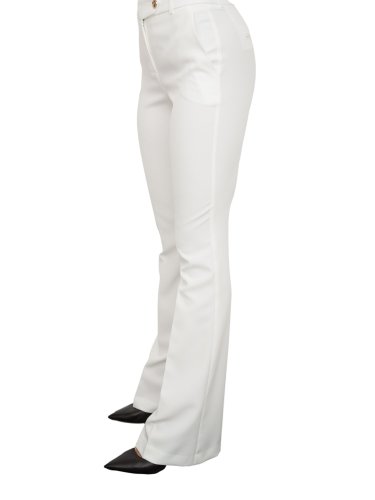 Женские повседневные брюки FRACOMINA BOOTCUT PANTS CREAM BIANCO