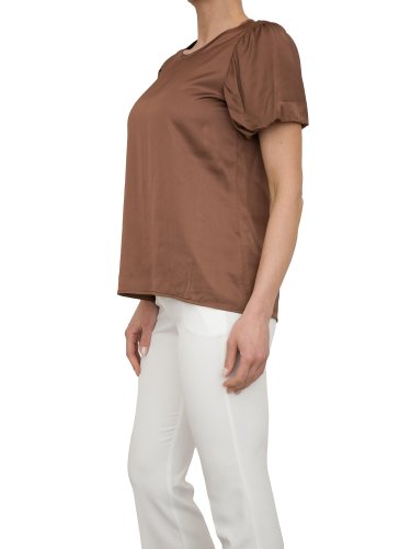 Женская блузка FRACOMINA BLOUSE DARKCHOCOLATE MARRONE