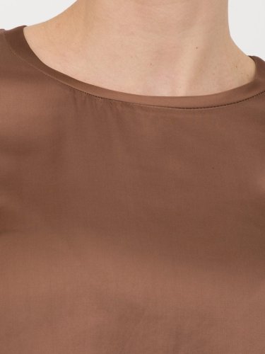 Женская блузка FRACOMINA BLOUSE DARKCHOCOLATE MARRONE