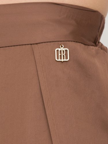 Жіночі повсякденні штани FRACOMINA PALAZZO PANTS DARKCHOCOLATE MARRONE