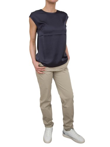 Женская блуза NENETTE BLUSA M/CORTA TESSUTO RASETTO POLY BLU