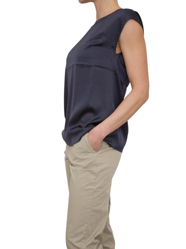 Женская блуза NENETTE BLUSA M/CORTA TESSUTO RASETTO POLY BLU
