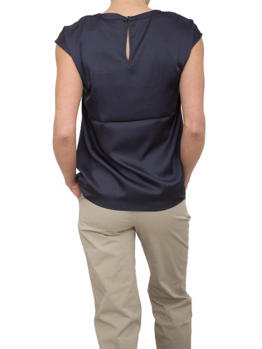 Женская блуза NENETTE BLUSA M/CORTA TESSUTO RASETTO POLY BLU
