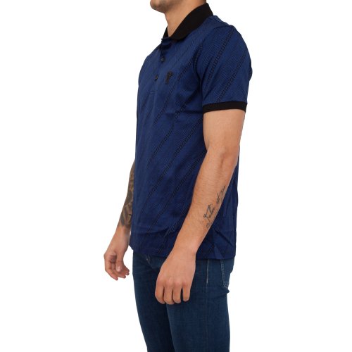 Чоловіче поло VERSACE COLLECTION POLO BLU