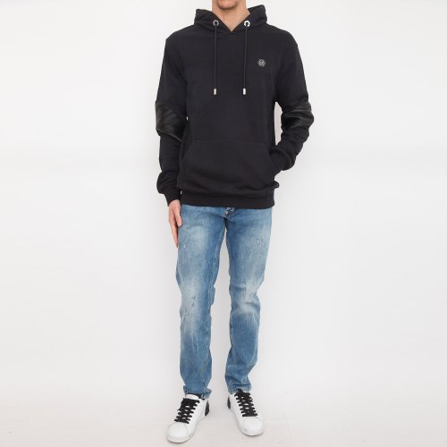 Чоловіча толстовка PHILIPP PLEIN Hoodie sweatshirt NERO